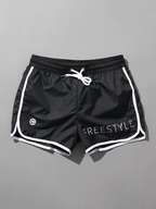 Men’s Waistband Drawstring Beach Swim Shorts