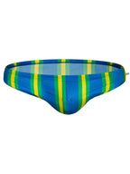 Men's Swimwear Contrast Striped Swim Briefs