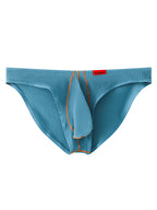 3 Pack Men's Ice Silk High-Elastic Breathable Briefs for Sports