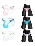 2 Pack Men's Low-Rise Seamless Breathable Briefs