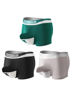 3 Pack Men's Comfy Cotton Dual Pouch Underwear