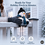 ⛄ Today 49% OFF - WinterGlow Snowman Icicle Light Decor