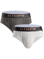 2 Pack Men's Big Support Pouch Modal Briefs