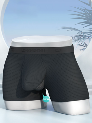 Black-Mesh Ball Pouch