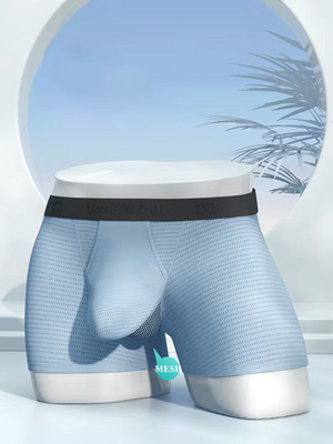 Blue-Mesh Ball Pouch
