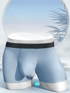 Men's Cooling Separate Pouch Boxer Briefs Dual Pouch Underwear