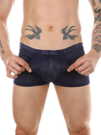 Men's Big Pouch U-convex Breathable Mesh Trunks
