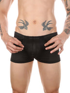 Men's Big Pouch U-convex Breathable Mesh Trunks