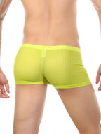 Men's Big Pouch U-convex Breathable Mesh Trunks