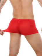 Men's Big Pouch U-convex Breathable Mesh Trunks