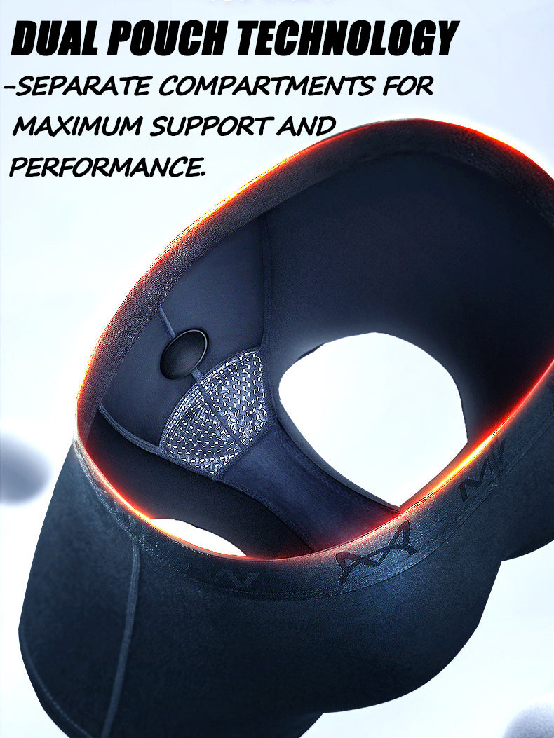 Aoelemen 2 Pack Separate Dual Support Pouch Men's Underwear