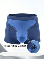 2 Pack Men's Mesh Antibacterial Support Lift & Separate Pouch Trunks