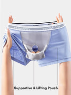 Men's Cotton Pouch Trunks with Adjustable Support