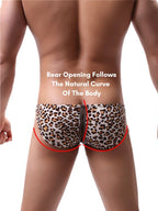 Men's Stretch Briefs with Convertible Front Opening & Open-Back Design