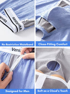 Men's Cotton Pouch Trunks with Adjustable Support
