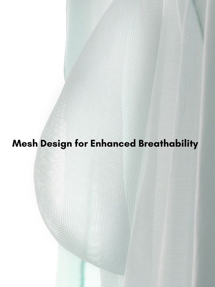 Men's Sheer Elegance Mesh Panels Breathable One-Piece Seamless Trunks