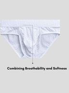 2 Pack Men's Mesh Sport Separate Pouch Breathable Lift & Support Design Briefs