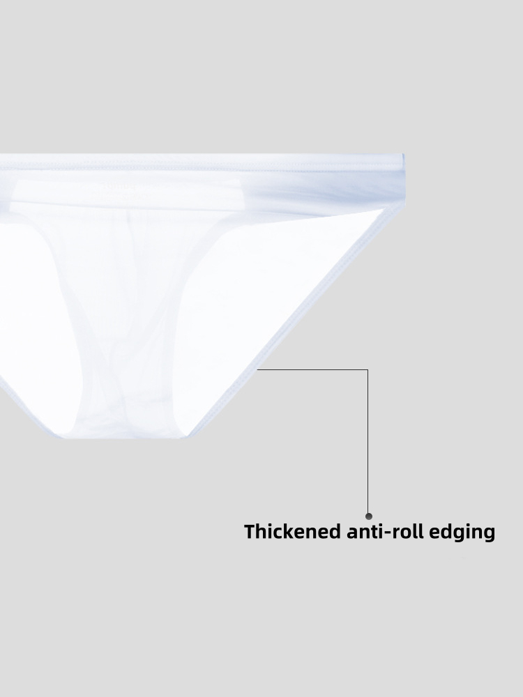 2 Pack Men's Low-Rise Seamless Breathable Briefs