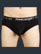 FreeLonger Men’s Soft Cotton Support Pouch Trunks