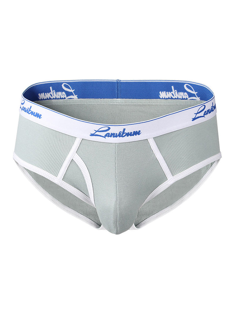 2 Pack Men's Thread Cotton Pouch Briefs