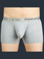 FreeLonger Men’s Soft Cotton Support Pouch Trunks