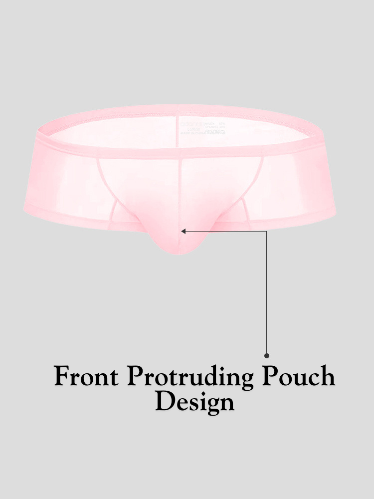 2 Pack Men's Breathable Sheer Elegance Quick-Dry Ultra-Soft Trunks