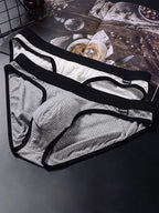 3 Pack Low Rise Soft Briefs With Support Pouch