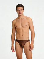 4 Pack Men's Skin-Friendly Cooling Touch Comfy Waistband Briefs