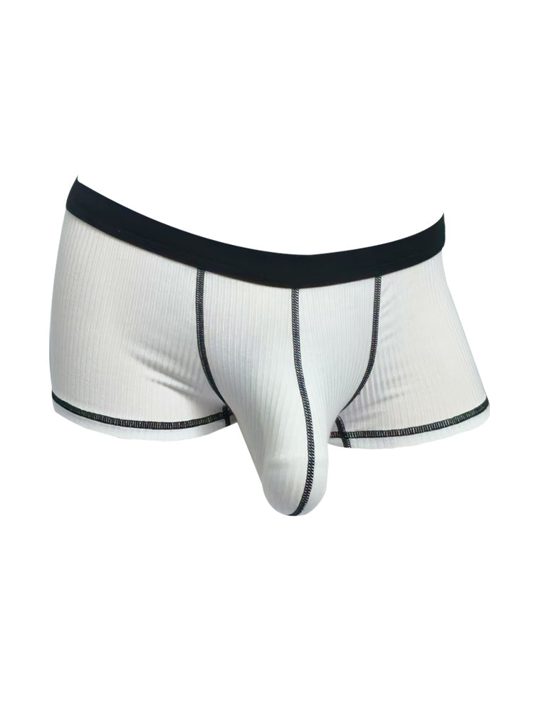 3 Pack Men's Ultra-Thin Cooling Large Supportive Pouch Breathable Low-Rise Trunks