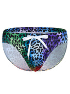 Mens Bulge Pouch Surfing Printed Bohemian Swim Briefs