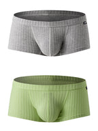 Men's Threaded Fabric U-Raised Low Rise Trunks