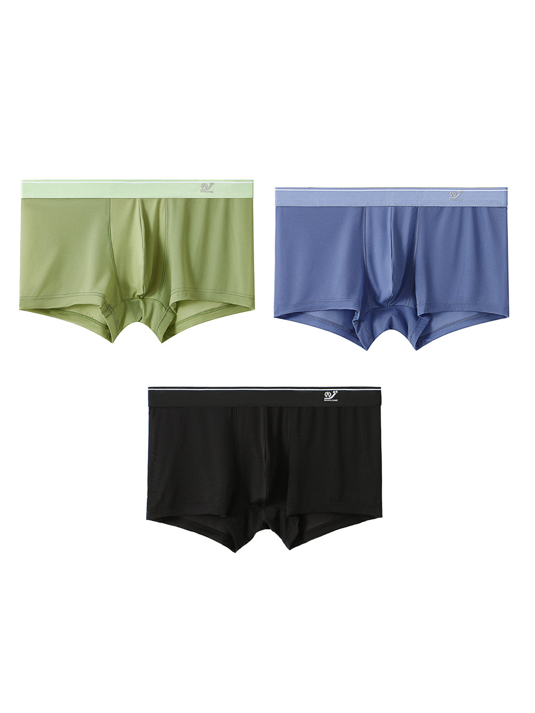 3 Pack Men’s Comfy U Convex Pouch Trunks