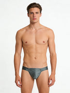 2 Pack Men's Enhancing Pouch Contour-Fit Low-Rise Breathable Briefs