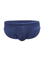 Men's Solid Color Sponge Pad Swim Briefs