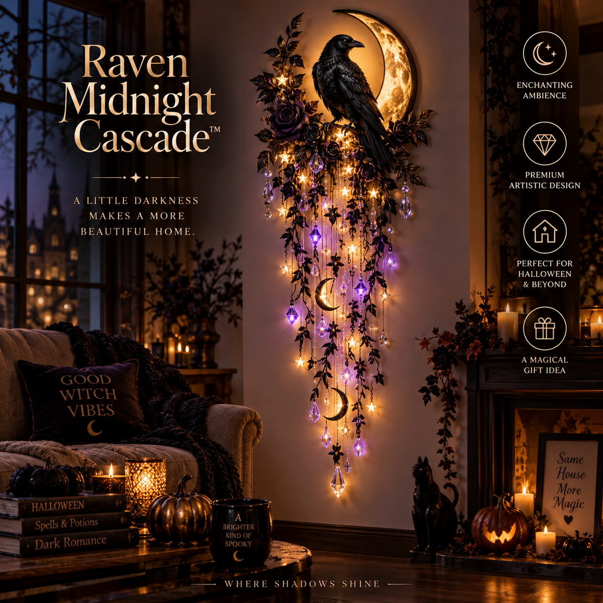 ✨Elegant Halloween Cascade Wall Light Collection