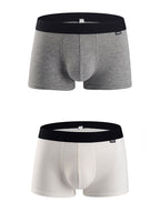 Men's Breathable Threaded Fabric U Convex Trunks