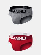 2 Pack Cotton 3D Large Pouch Men's Underwear