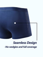 4 Pack Men’s Breathable Mesh Trunks with Antibacterial Fabric