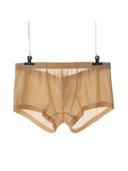 Lightweight Breathable Ice Silk U Contoured Boxers for Men