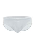 Men's Solid Color Sponge Pad Swim Briefs
