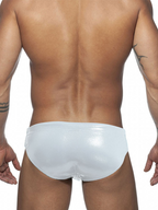 Men's Solid Color Sponge Pad Swim Briefs