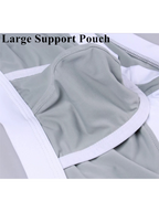 2 Pack Men's Separated Ball Pouch Trunks With Fly