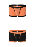 2 Pack Men's Separated Ball Pouch Trunks With Fly