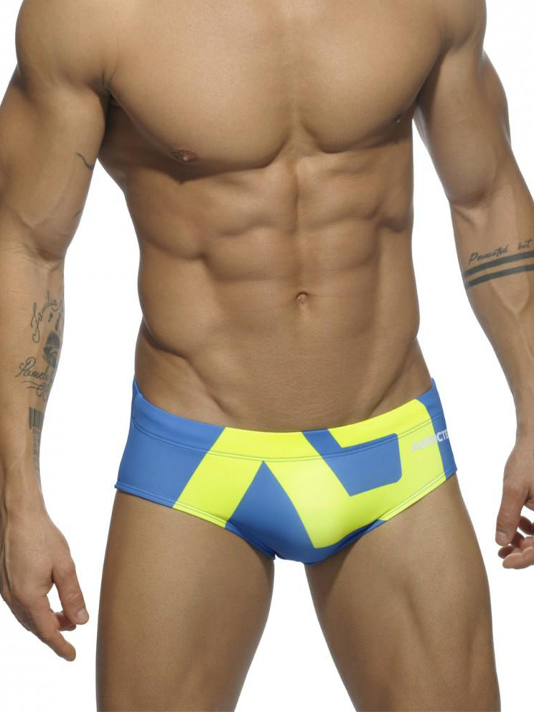 Men's Summer Printed Swim Briefs