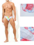 Men’s Colorful Low-rise Briefs With Drawstring