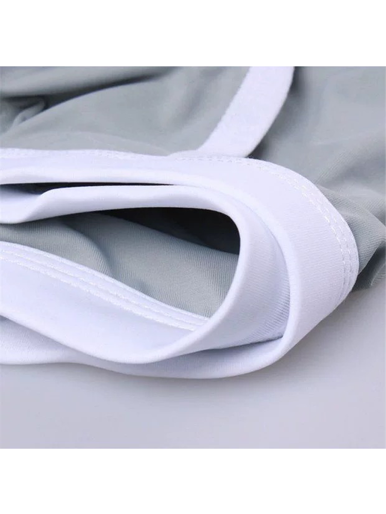 2 Pack Men's Separated Ball Pouch Trunks With Fly